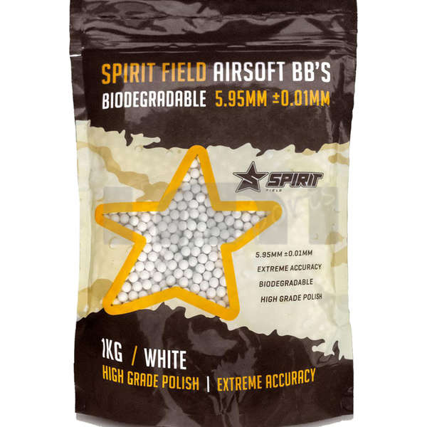 BBs 0.25gr 1Kg/4000 rnds Bag Spirit Field BIO